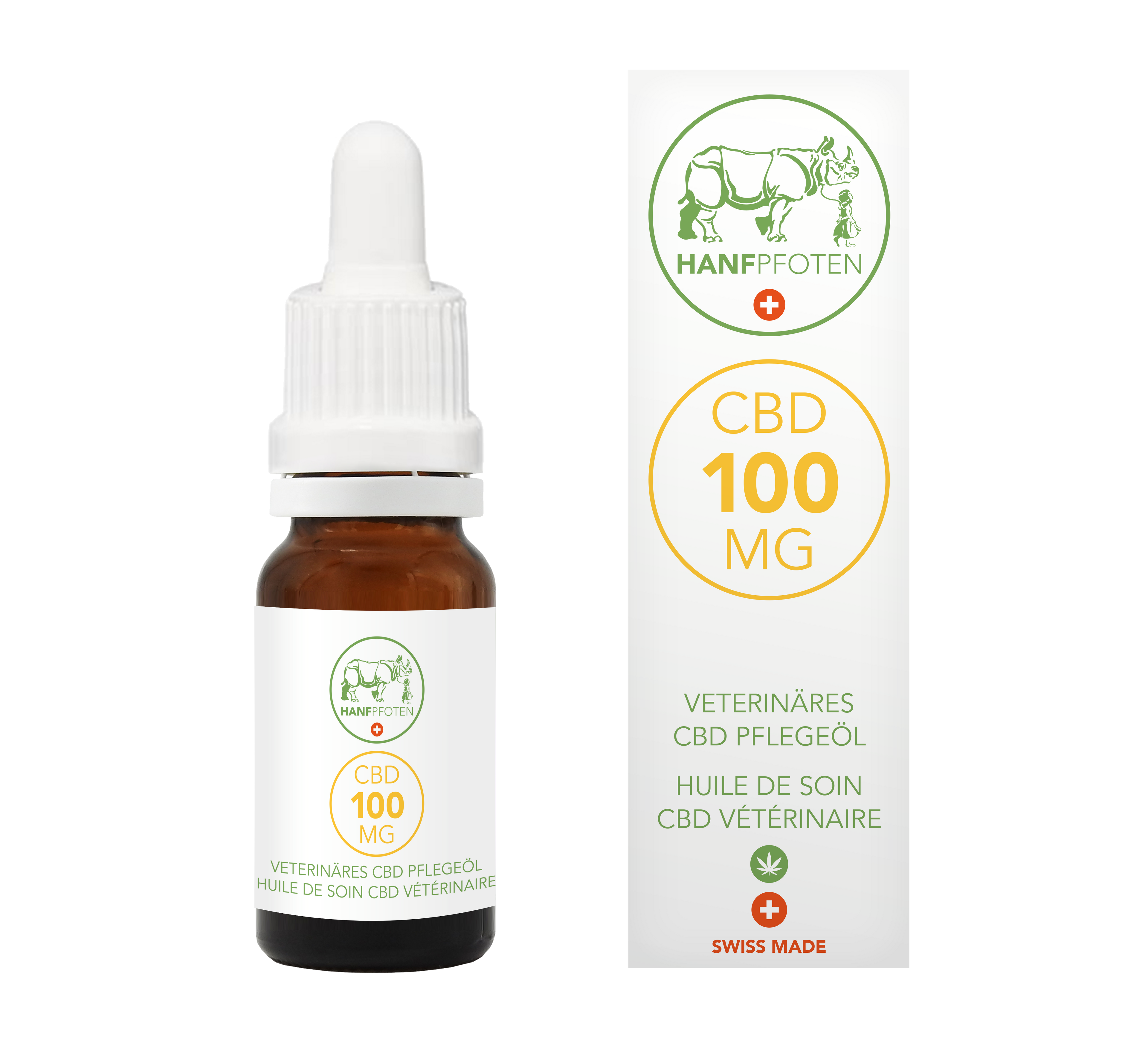 Hanfpfoten 100 CBD Pflegeöl für Tiere 10ml