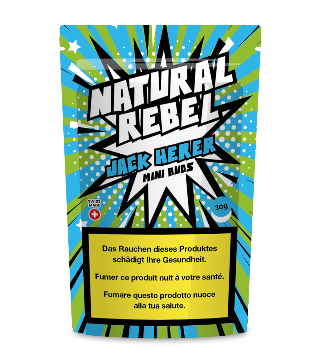 NATURAL REBEL Mini Buds - Jack Herer 30g