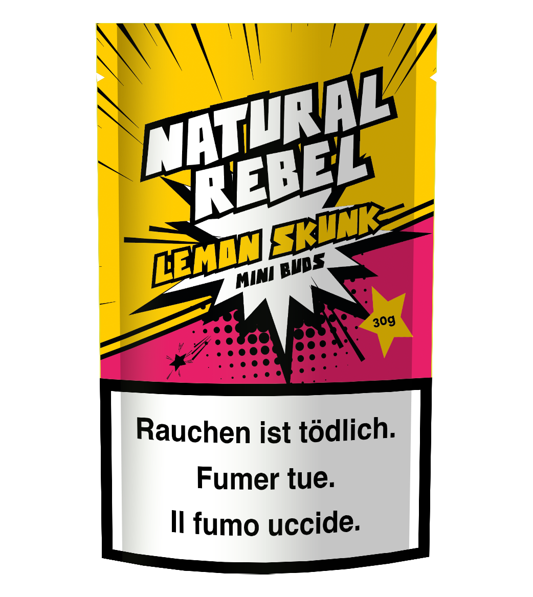 NATURAL REBEL Mini Buds - Lemon Skunk 30g