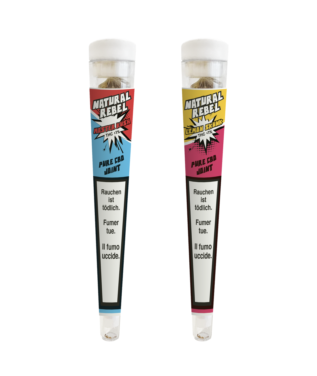 NATURAL REBEL 2er Set - Pure CBD Joints