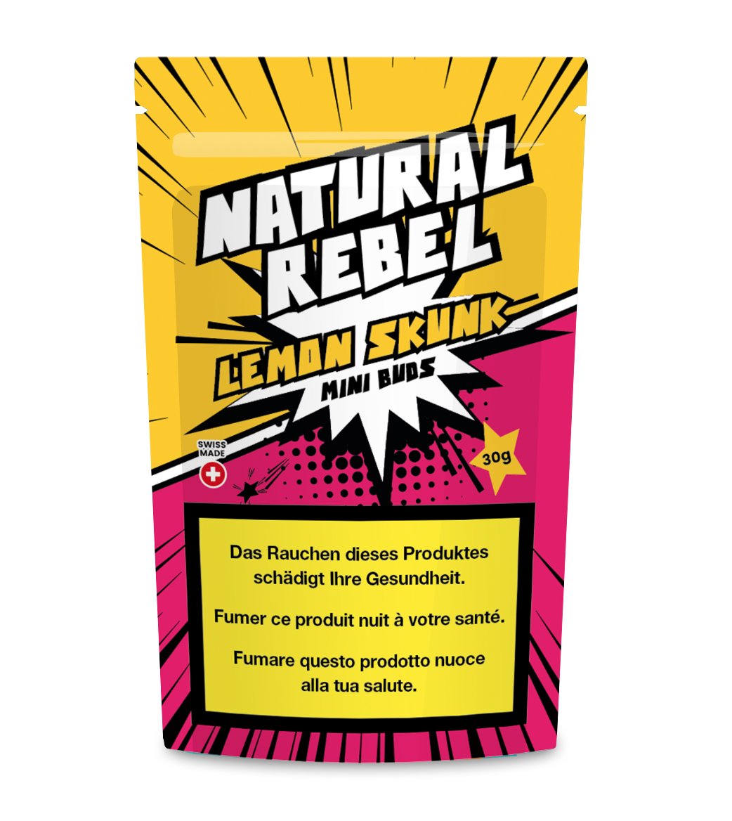 NATURAL REBEL Mini Buds - Lemon Skunk 30g