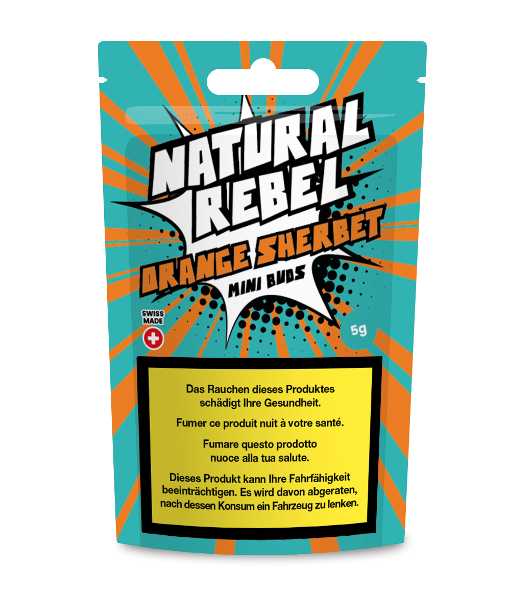 NATURAL REBEL Mini Buds - Orange Sherbet 5g