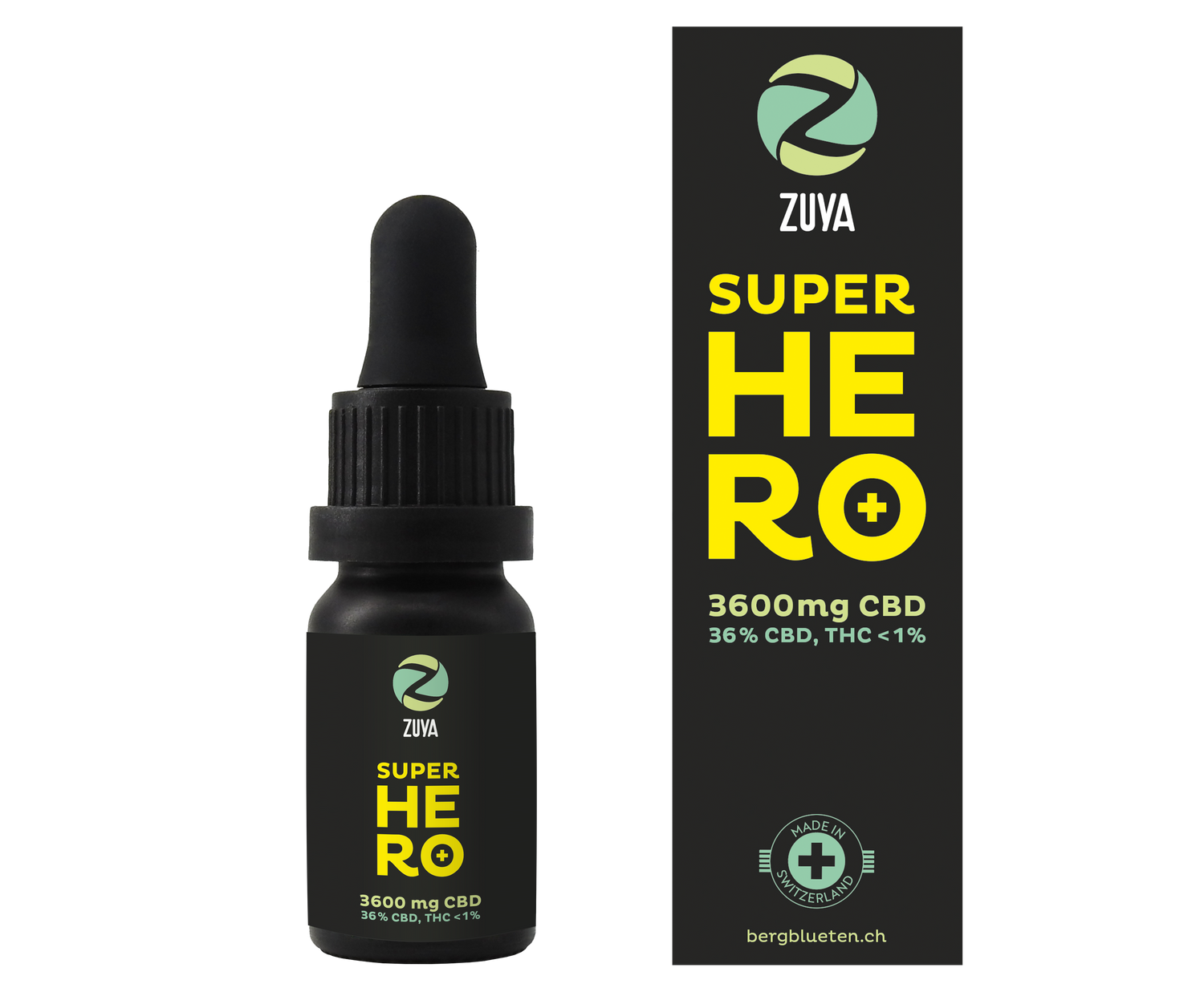 Zuya Super Hero 36% CBD huile parfumée
