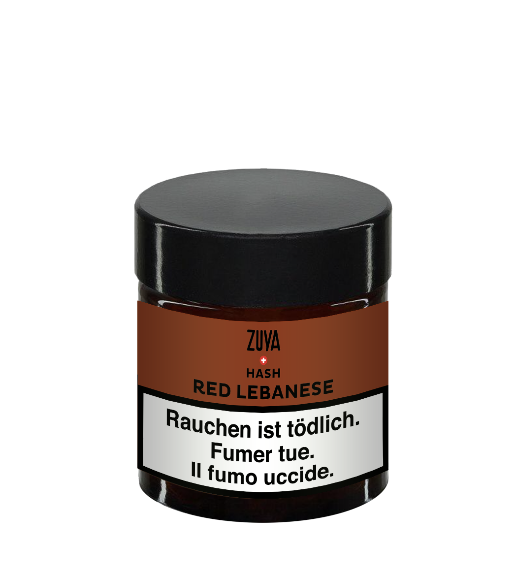 ZUYA Hash RED LEBANESE - 5g CBD Hash – BergBlüten
